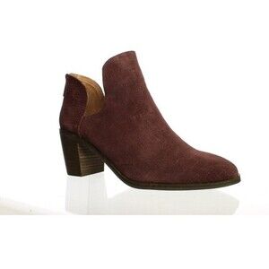 Lucky Brand Women’s suede Powe Purple Bootie Boots 9.5